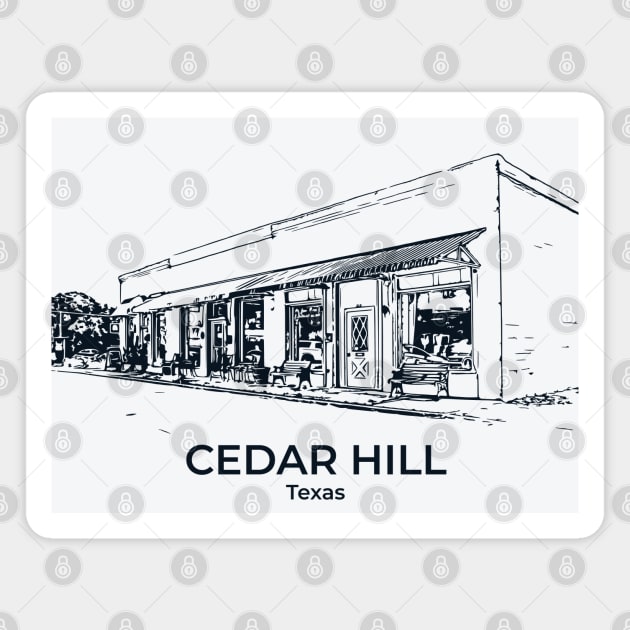 Cedar Hill - Texas Magnet by Lakeric